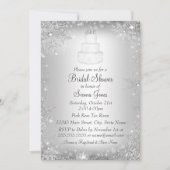 Gâteau de Mariage Monogrammé Invitation de Fête de (Devant)