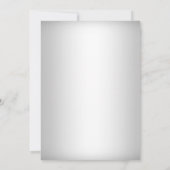 Gâteau de Mariage Monogrammé Invitation de Fête de (Dos)