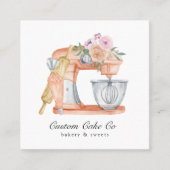 Gâteau de mélange d'aquarelle + Carte de visite de (Devant)