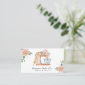 Gâteau de mélange d'aquarelle + Carte de visite de (Debout devant)