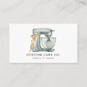 Gâteau de mélange d'aquarelle + Carte de visite de (Devant)