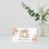 Gâteau de mélange d'aquarelle + Carte de visite de (Debout devant)