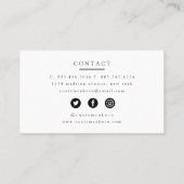 Gâteau de mélange d'aquarelle + Carte de visite de (Dos)