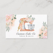 Gâteau de mélange d'aquarelle + Carte de visite de (Devant)