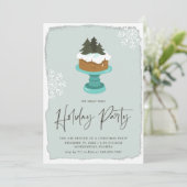 Gâteau de Noël congelé | Invitation Fête de Vacanc (Debout devant)