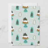 Gâteau de Noël congelé | Invitation Fête de Vacanc (Dos)