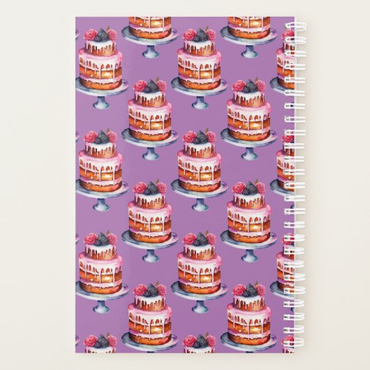 Gâteau de roses et baies (Dos)