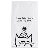 Gâteau fâché des demandes de chat - sac drôle de (Devant)