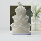 gâteau mariage enregistrer la carte de date (Debout devant)