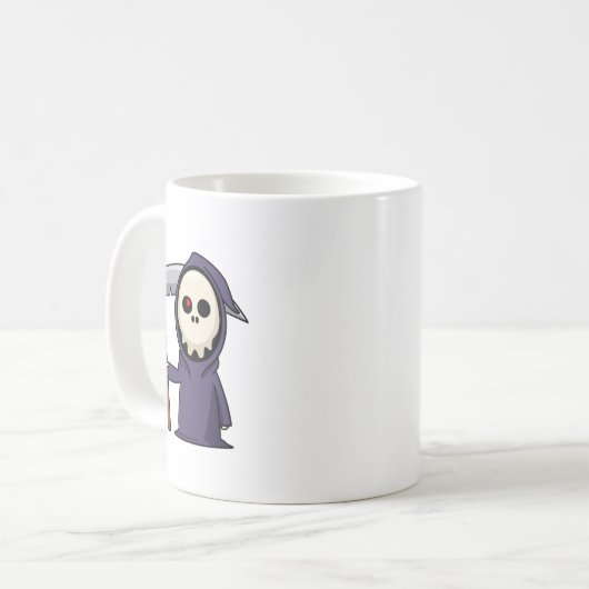 Gâteau ou mort ? Mug de café amusant (Devant gauche)