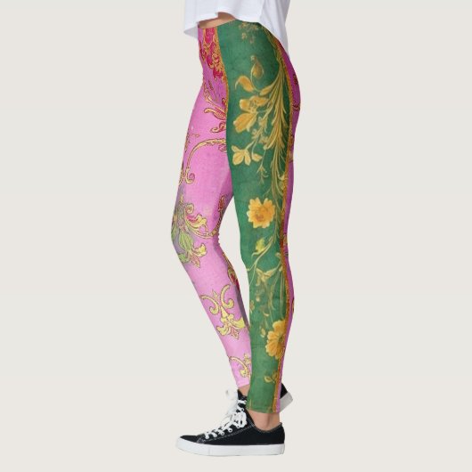 Gâteau rose sauvage - Leggings (Gauche)