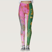 Gâteau rose sauvage - Leggings (Devant)
