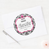 Gâteau Sassy Damask - Stickers Emballage (Enveloppe)