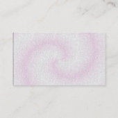 Gâteau texturisé avec le carte de visite rose des (Dos)