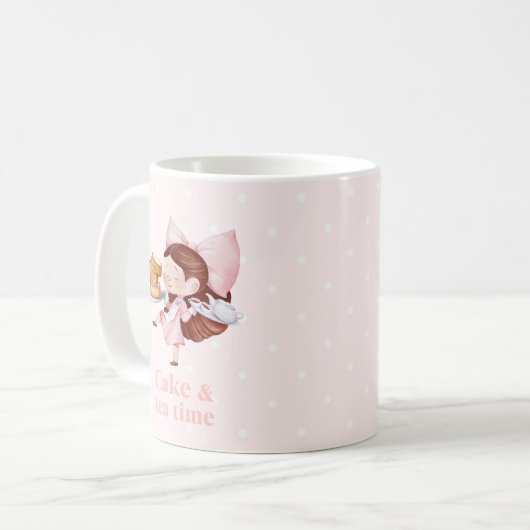 Gâteau & Thé Time Mug (Devant gauche)