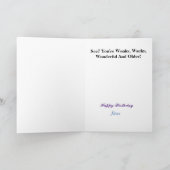 Gâteaux d'anniversaire amusants Carte d'anniversai (Intérieur)