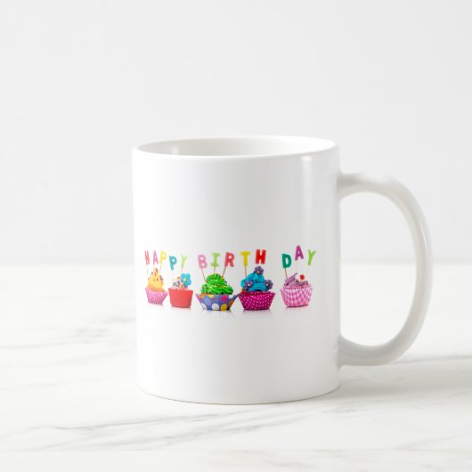 Gâteaux de Bon Anniversaire - Tasse (Droite)