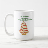 Gâteaux de Noël en forme d'arbre – Mug de vacances (Gauche)