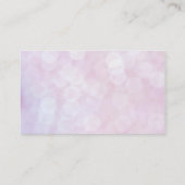 Gâteaux délicieux rouges et carte de visite jaune (Dos)