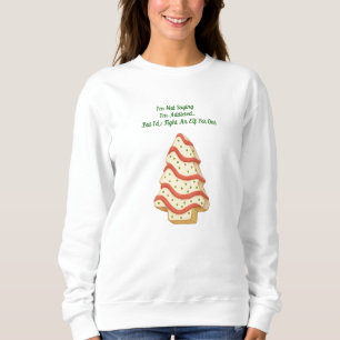 Gâteaux en forme d'arbre – Sweatshirt de vacances