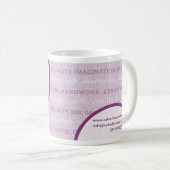 Gâteaux pour la tasse de bannière de causes (Devant droit)