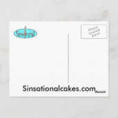 Gâteaux Sinsationnels - Carte postale (Dos)