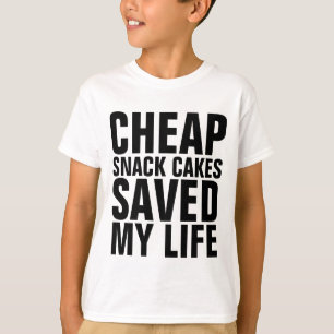 GÂTEAUX SNACK BON MARCHÉ ONT SAUVÉ MA VIE T-Shirts