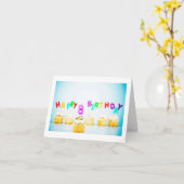 GÂTEAUX SUCRÉS POUR CARTE DE *8 ANS* (Fleur jaune)