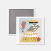 Gâteaux, tarte, biscuits Magnet (Recto/Verso)