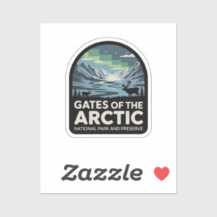 Gates of the Arctic National Park-badge Sticker
