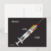 Gates Vaccine la planète carte postale (Devant / Derrière)