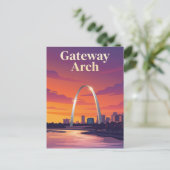 Gateway Arch Briefkaart (Staand voorkant)