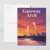 Gateway Arch Briefkaart (Voorkant / Achterkant)