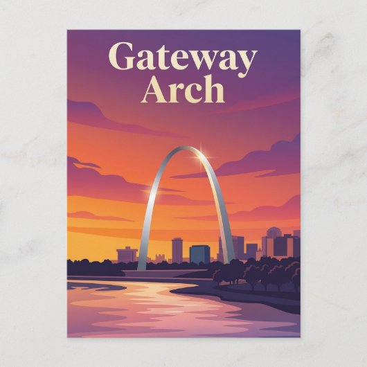 Gateway Arch Briefkaart (Voorkant)