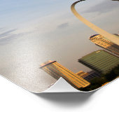Gateway Arch en downtown St. Louis Foto Afdruk (Hoek)
