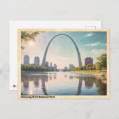 Gateway Arch National Park  Briefkaart (Voorkant / Achterkant)