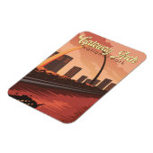Gateway Arch National Park Illustratie Reiskunst Magneet (Linkerzijde)