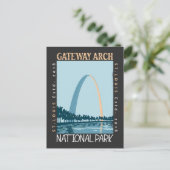 Gateway Arch National Park in nood Briefkaart (Staand voorkant)