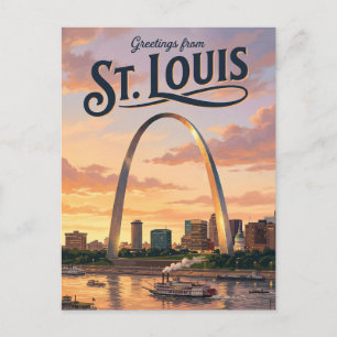 Gateway Arch National Park Missouri Briefkaart