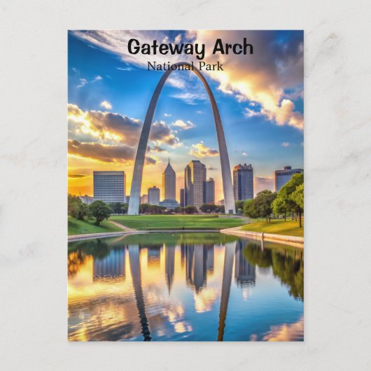 Gateway Arch National Park Missouri Briefkaart (Voorkant)
