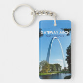 Gateway Arch National Park Missouri Double Sided Sleutelhanger (Voorkant)