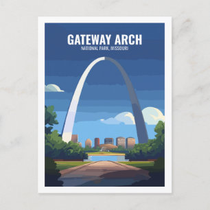 Gateway Arch National Park Missouri, Verenigde Sta Briefkaart