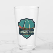 Gateway Arch National Park Pint Glass Glas (Voorkant)