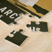 Gateway Arch National Park Retro Reiskunst Legpuzzel (Zijkant)