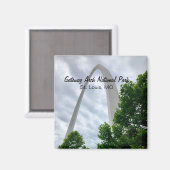 Gateway Arch National Park, St. Louis, MO Magnet Magneet (Voorkant / Achterkant)