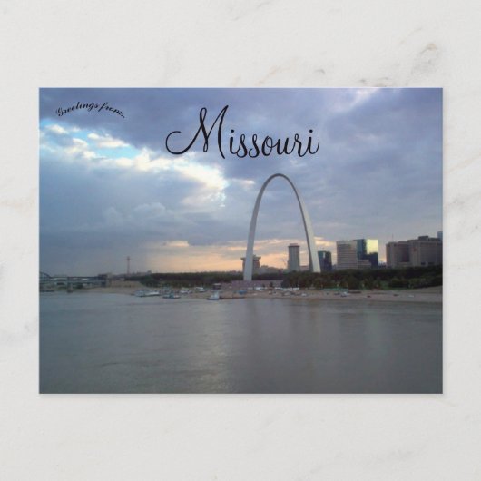 Gateway Arch St. Louis Missouri Briefkaart (Voorkant)
