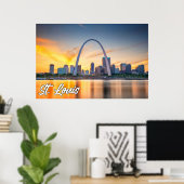 Gateway Arch, St. Louis, Missouri, VS Poster (Thuiskantoor)