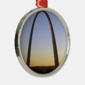 Gateway Arch, St. Louis, MO Metalen Ornament (Rechts)