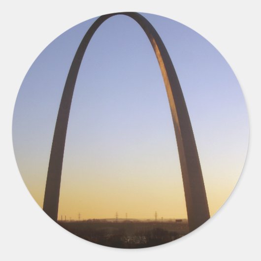 Gateway Arch, St. Louis, MO Ronde Sticker (Voorkant)
