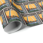 gateway-boog | St. Louis, Missouri Cadeaupapier (Rol Hoek)